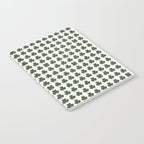 Clovers XXXVIII Dark Green Botanical Pattern Notebook Gallery Image 2