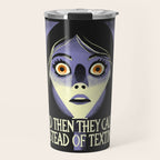 The horror of a phone call Travel Mug Gallery Image 1
