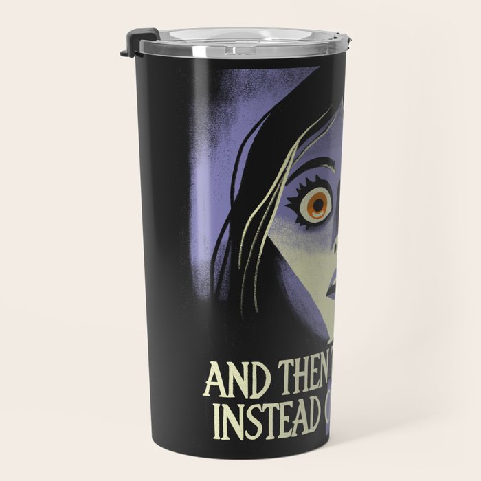 The horror of a phone call Travel Mug Gallery Image 3