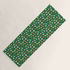 Merry & Bright Christmas | Green Yoga Mat Gallery Image 1