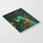Magical Dark Fantasy Forest Woodblock Notebook Gallery Image 2