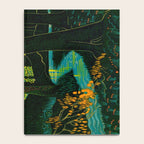 Magical Dark Fantasy Forest Woodblock Notebook Gallery Image 4
