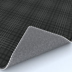 grey and black plaid Rug Gallery Image 4