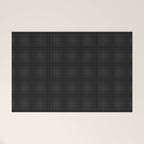 grey and black plaid Welcome Mat Gallery Image 1