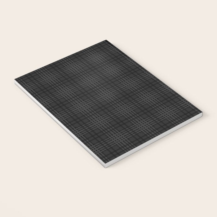 grey and black plaid Notebook Gallery Image 3