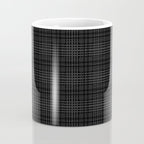 grey and black plaid Coffee Mug Gallery Image 4