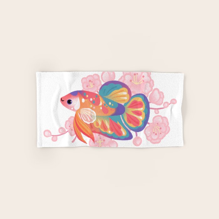Koi betta Bath Towel Gallery Image 1