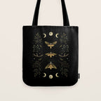 Death Head Moths Night Tote Bag Gallery Image 1