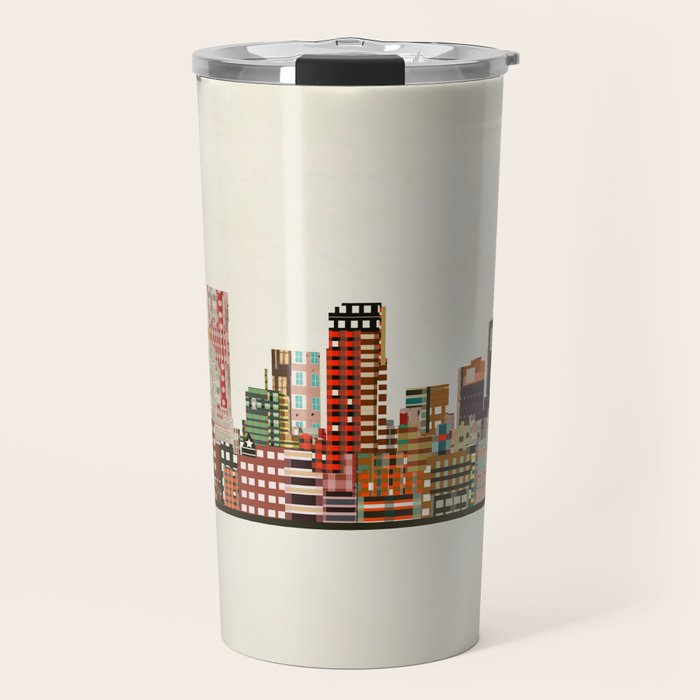 denver colorado skyline Travel Mug Gallery Image 1