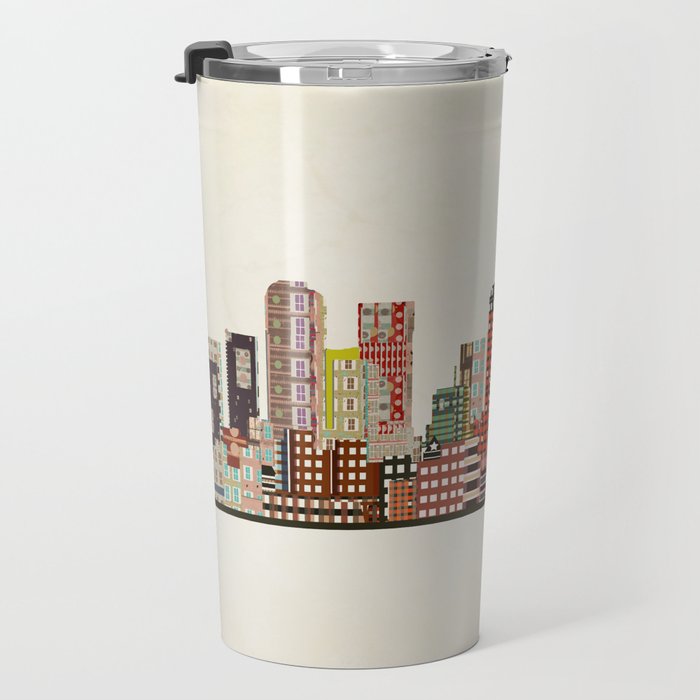 denver colorado skyline Travel Mug Gallery Image 3