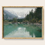 Turquoise lake - Landscape and Nature Photography Serving Tray Gallery Image 1