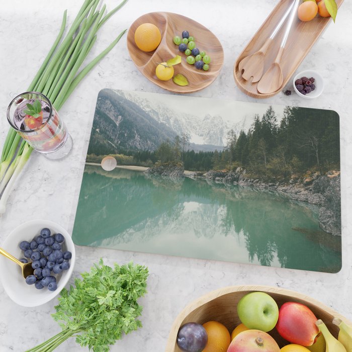 Turquoise lake - Landscape and Nature Photography Cutting Board Gallery Image 2