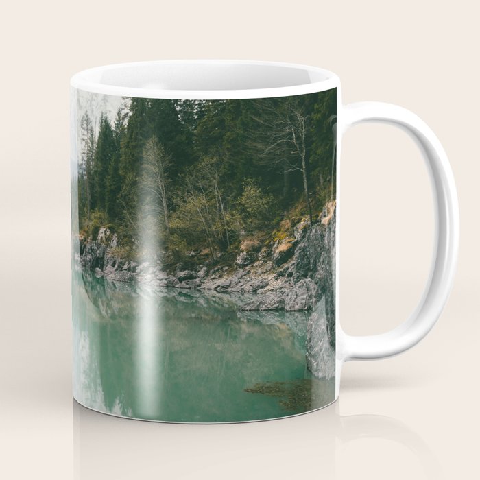 Turquoise lake - Landscape and Nature Photography Coffee Mug Gallery Image 1