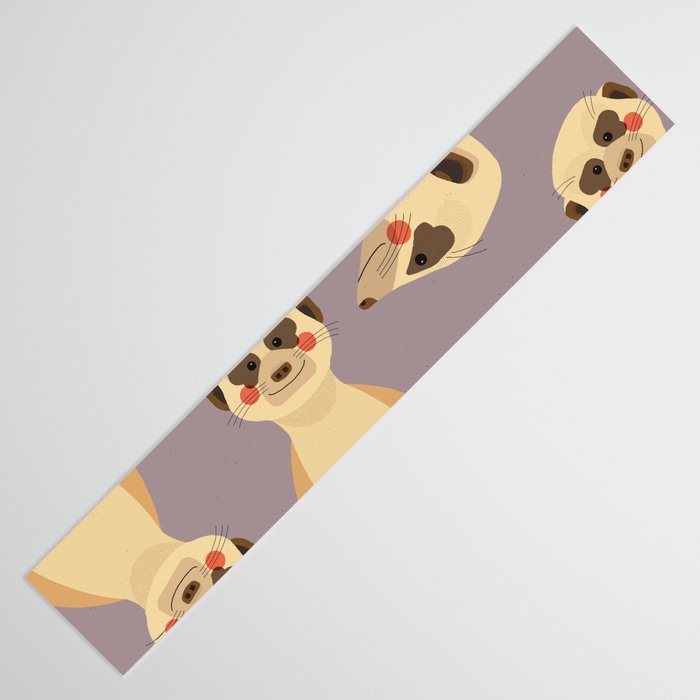 Meerkat, Animal Portrait Table Runner Gallery Image 3