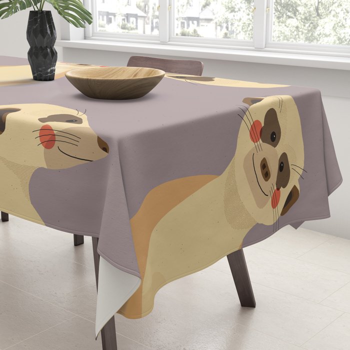 Meerkat, Animal Portrait Tablecloth Gallery Image 3