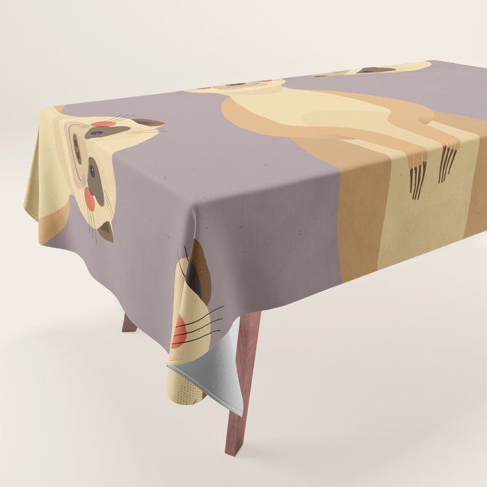 Meerkat, Animal Portrait Tablecloth Gallery Image 1