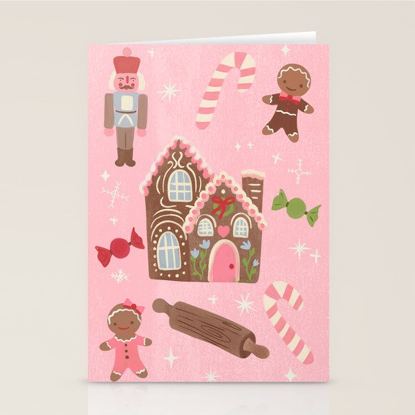 Retro Christmas Baking Wonderland Stationery Card Gallery Image 1