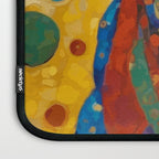 Gustav Klimt Style Dog with Colorful Scarf Laptop Sleeve Gallery Image 3