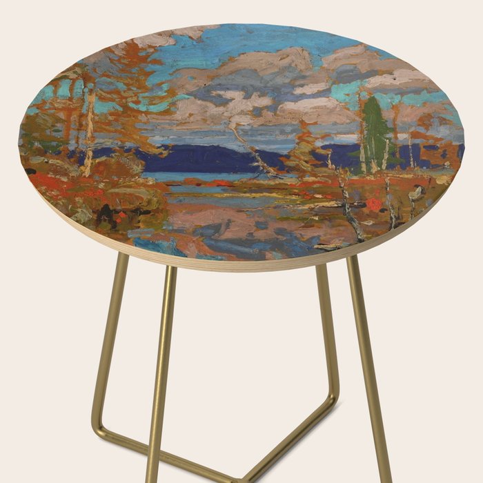 Tom Thomson The Lake, Bright Day 1916 Canadian Landscape Artist Side Table Gallery Image 2