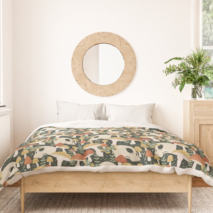 Death Mushrooms Duvet Cover Gallery Image 3