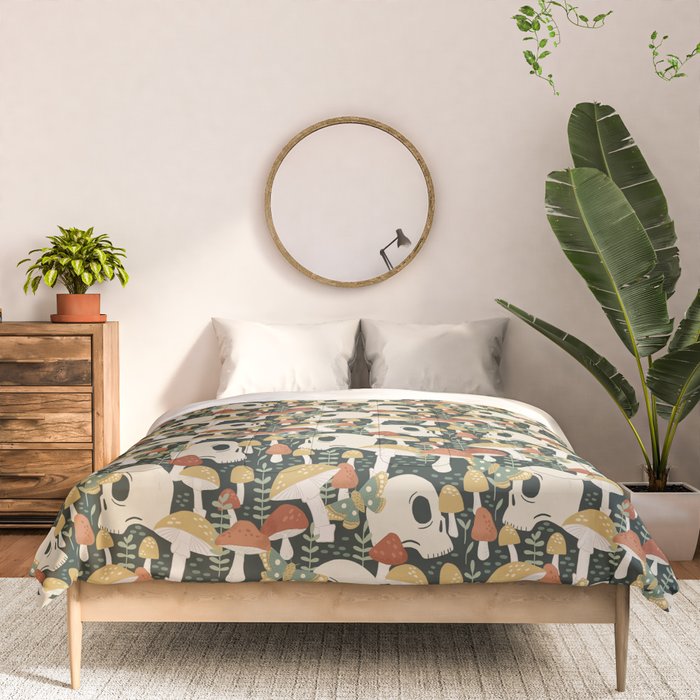 Death Mushrooms Comforter Gallery Image 3