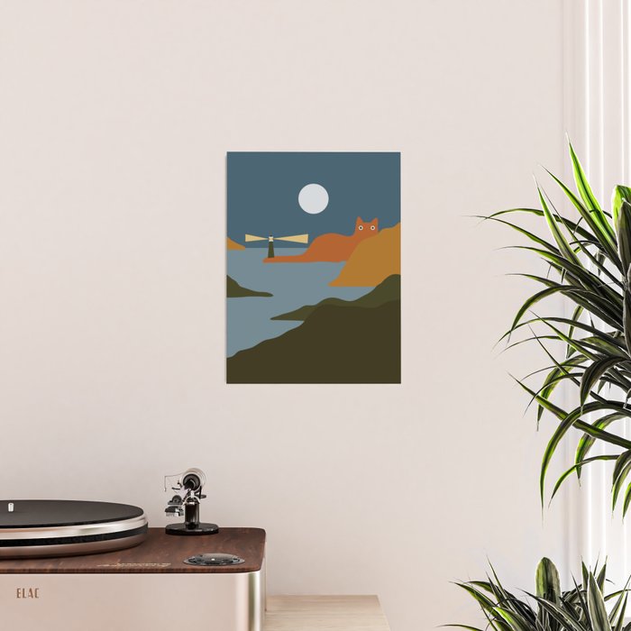 Cat Landscape 20 Poster Gallery Image 2
