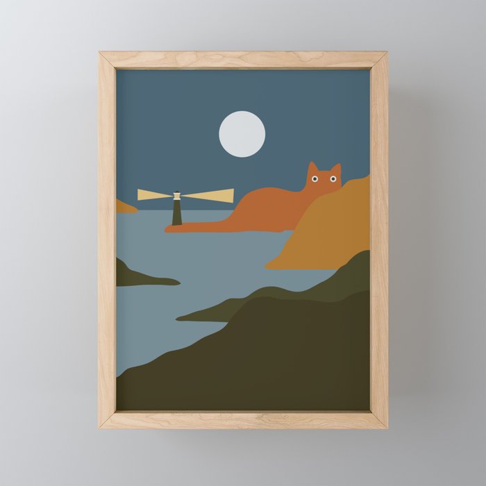 Cat Landscape 20 Mini Art Print Gallery Image 1