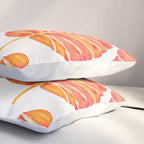 Elephant Ear Alocasia - Peach Palette Pillow Sham Gallery Image 3