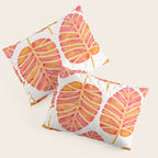 Elephant Ear Alocasia - Peach Palette Pillow Sham Gallery Image 3