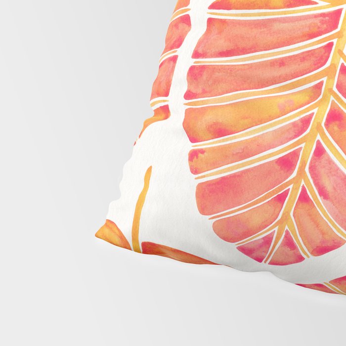 Elephant Ear Alocasia - Peach Palette Pillow Sham Gallery Image 4