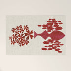 Diamond Blossom Welcome Mat Gallery Image 1
