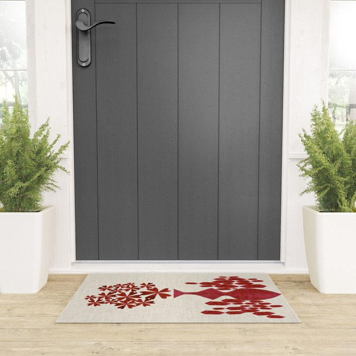 Diamond Blossom Welcome Mat Gallery Image 3