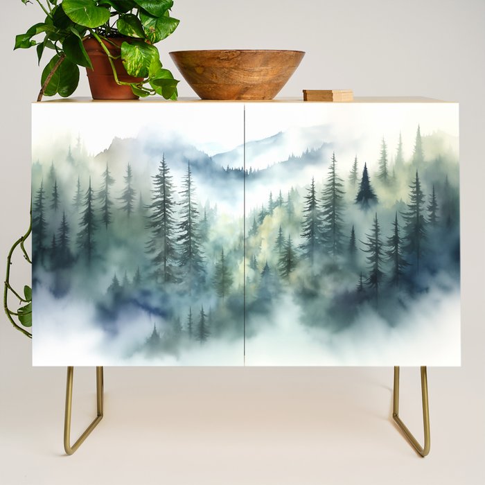 Treetops in the Mist Credenza Gallery Image 1