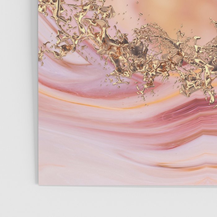 Rose quartz and pastel pink marble Poster Gallery Image 3