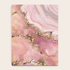 Rose quartz and pastel pink marble Notebook Gallery Image 4