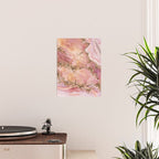 Rose quartz and pastel pink marble Poster Gallery Image 2