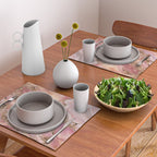 Rose quartz and pastel pink marble Placemat Gallery Image 2