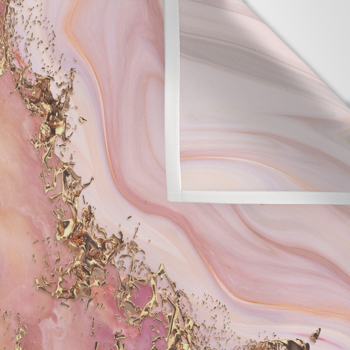 Rose quartz and pastel pink marble Wall Tapestry Gallery Image 3