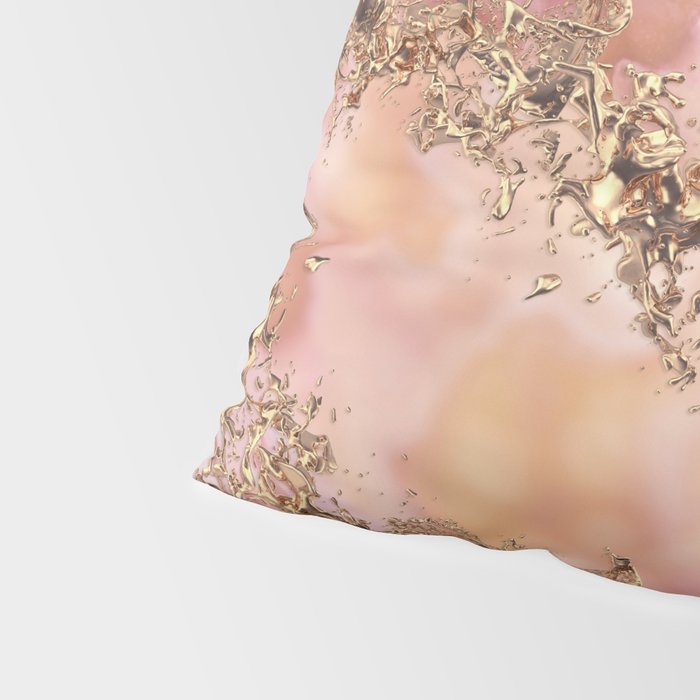 Rose quartz and pastel pink marble Pillow Sham Gallery Image 4