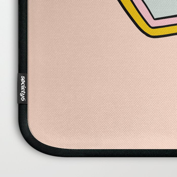 Virgo Doodle Letters Laptop Sleeve Gallery Image 3