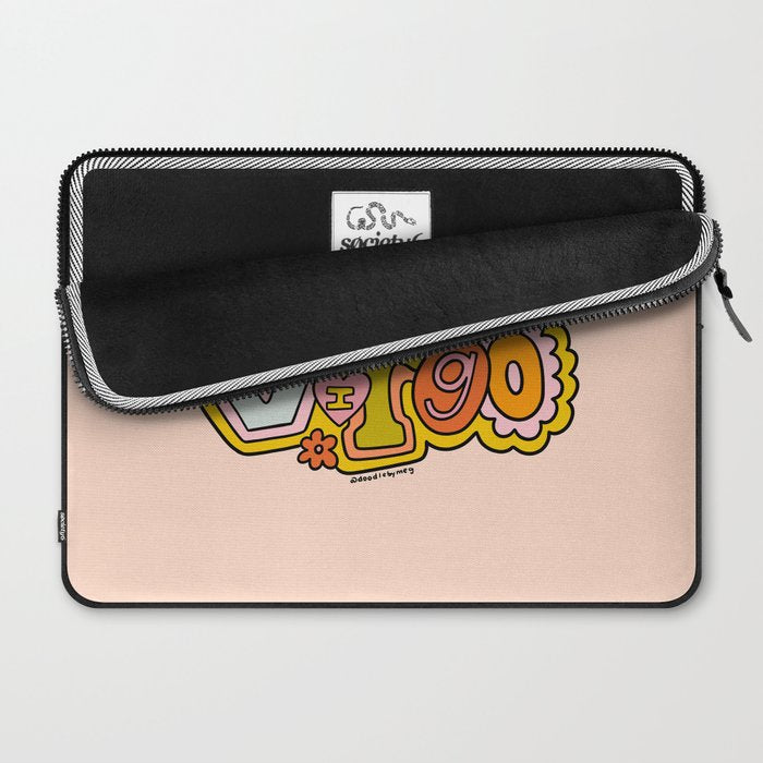 Virgo Doodle Letters Laptop Sleeve Gallery Image 2
