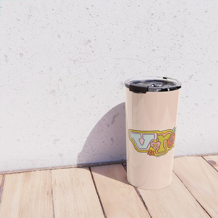 Virgo Doodle Letters Travel Mug Gallery Image 4