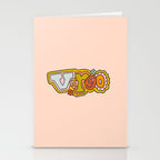 Virgo Doodle Letters Stationery Card Gallery Image 2
