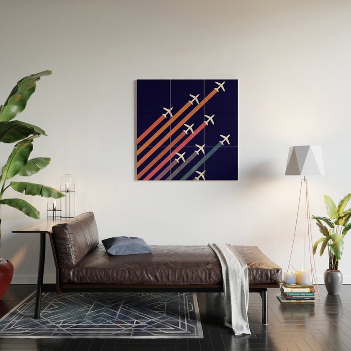 Aerial acrobat Wood Wall Art Gallery Image 2