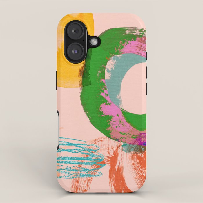brush strokes abstract 3 iPhone Case Gallery Image 1
