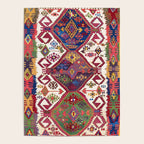 Adana Kilim South East Anatolia Antique Tribal Rug Print Poster Gallery Image 4