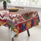 Adana Kilim South East Anatolia Antique Tribal Rug Print Tablecloth Gallery Image 3