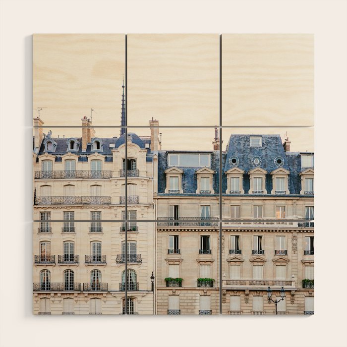 Tres Paris - Travel, Architecture Photography Wood Wall Art Gallery Image 1
