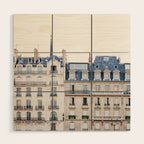 Tres Paris - Travel, Architecture Photography Wood Wall Art Gallery Image 1