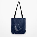 starry whale Tote Bag Gallery Image 2